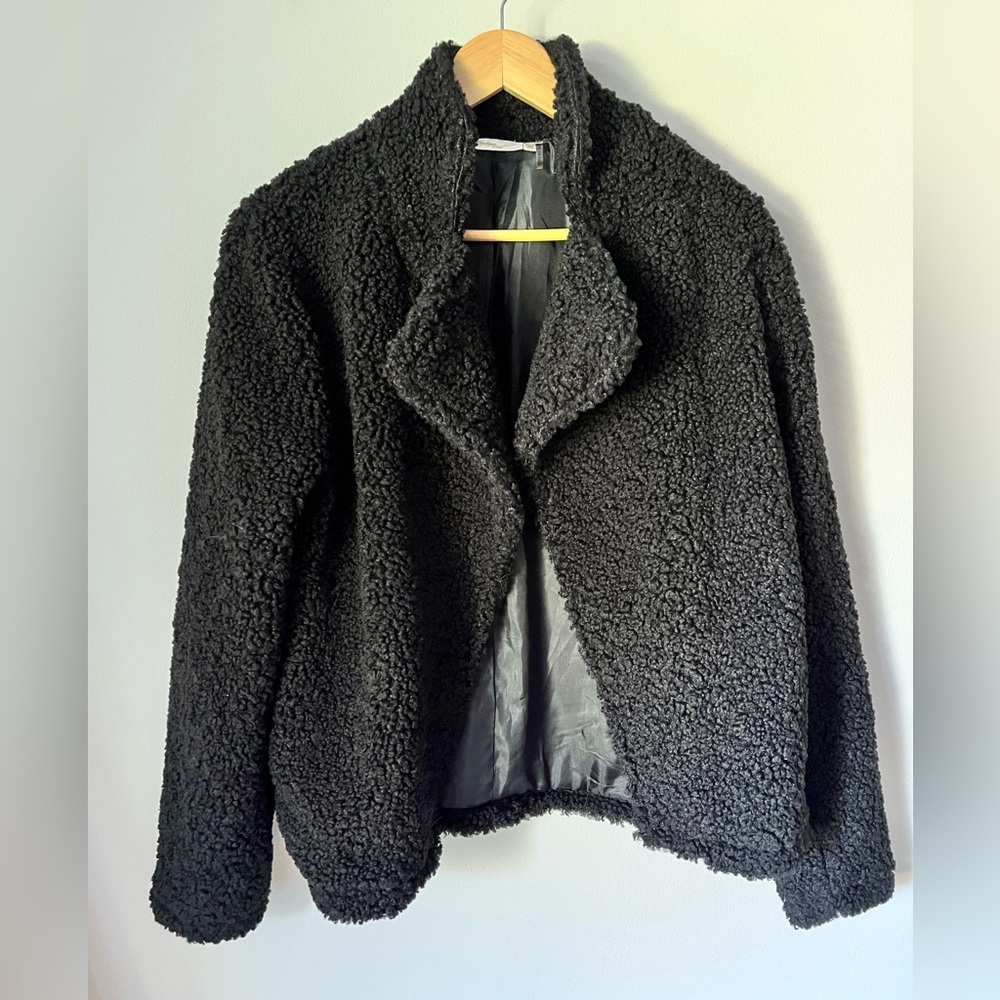 Andree by Unit medium black Sherpa jacket